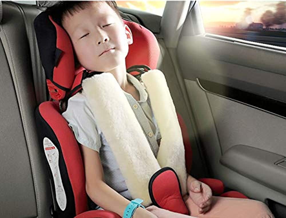 Pure Wool Auto Seatbelt Shoulder Pads 
