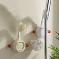thumbnail image 7 of Cozeii No-Drill Suction Cup Shower Rack, Adjustable Height Shower Head Holder with Hooks, Reusable ABS Mount for Smooth Tile Walls & Bathroom Storage, 7 of 7