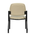 thumbnail image 2 of Boss Office Products Big and Tall Antimicrobial Vinyl Armless 300 lb. Weight Capacity Guest Side Chair, Beige, 2 of 6