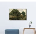 thumbnail image 2 of wall26 - Forest of Fontainebleau by Jean-Baptiste-Camille Corot - Canvas Print Wall Art Famous Painting Reproduction - 16" x 24", 2 of 5