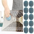 thumbnail image 2 of Eqslft Pad With Soap 10pc Steel Wool Soap Pads Contains Cleaning Soap Powder Purpose Abrasive Brush For Stubborn Greases(Can Be Segmented Trimmed）, 2 of 9