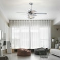 thumbnail image 5 of Tamaya 52 in. 3-Light Indoor Chrome Finish Ceiling Fan with Light Kit, 5 of 5