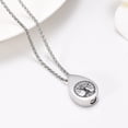 thumbnail image 3 of Teardrop Urn Necklaces for Ashes Tree of Life Memorial Ashes Lockets, Cremation Jewelry Keepsake Pendant for Ashes for Women for Men, 3 of 5