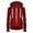 A-Wine1505, variant on XIAONU Women's Contrast Trim Hoodies Full Zip Drawstring Hoodie Casual Daily Jacket