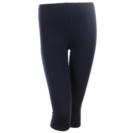 Red Gelscrubs Pant - Cotton Capri Leggings Plain Pants Capris For Women Junior & PLUS Size, Navy, Small