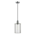 thumbnail image 1 of Henn&Hart 7" Polished Nickel Metal/Glass Pendant, 1 of 6