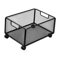 thumbnail image 3 of Carrito de archivos con ruedas Organizador de archivos con ruedas Estantería móvil Suministros de oficina con 25 cm x 38 cm x 23 cm, 3 of 9