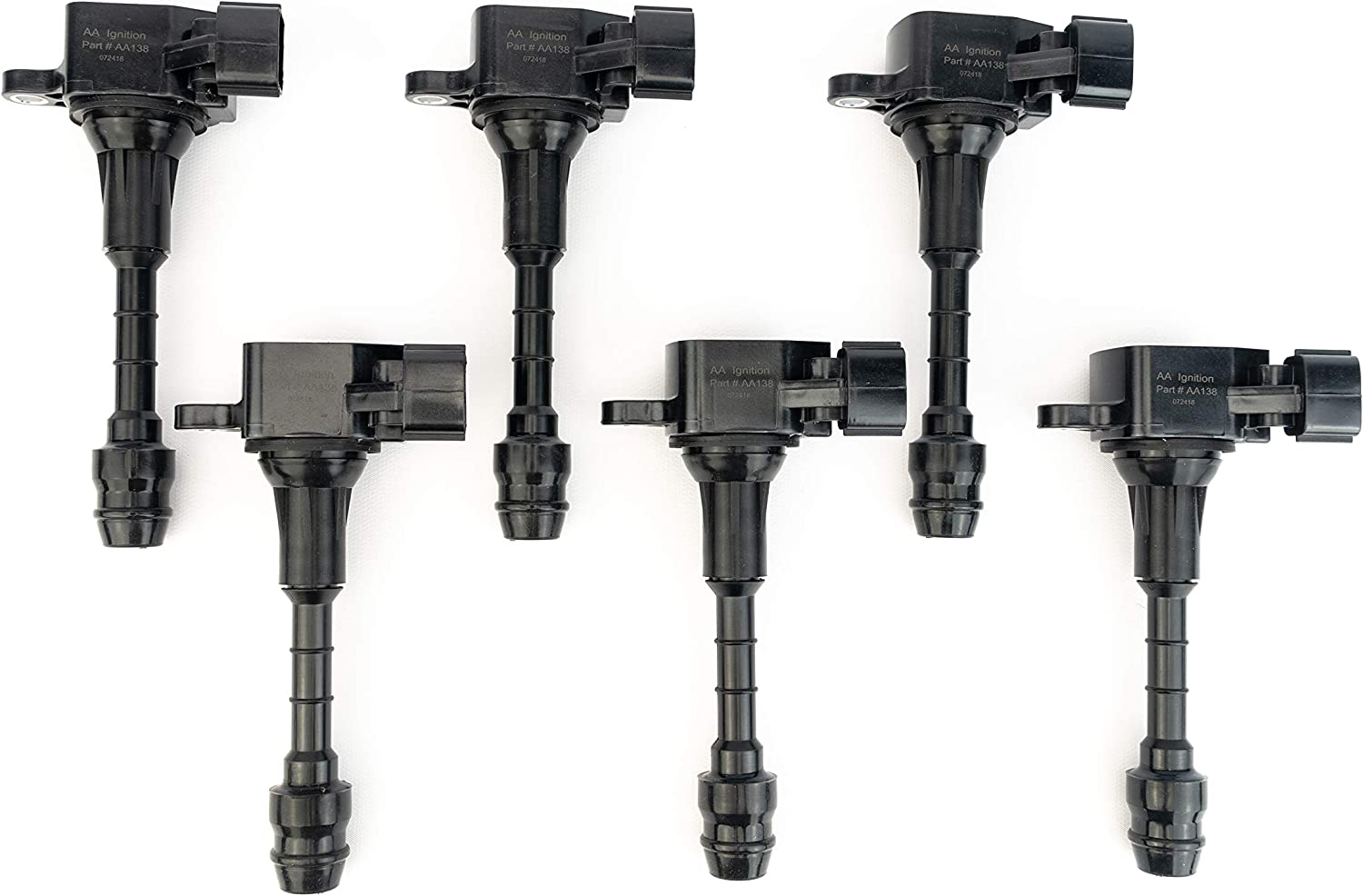 Ignition Coil Pack Set of 6 Compatible with Infiniti FX35, G35, M35