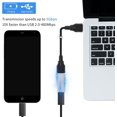 thumbnail image 4 of Paquete de 2 adaptadores (negro) USB C a USB 3.0, USB 3.1, USB 3.0 hembra a USB C hembra, compatible con iPhone 11, Google Pixel, Samsung Galaxy S20, Huawei, Moto, 4 of 5