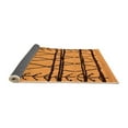 thumbnail image 2 of Ahgly Company Indoor Square Solid Orange Modern Area Rugs, 8' Square, 2 of 4