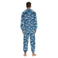 thumbnail image 7 of joogoo Winter Reindeer Landscape Unisex Adults Onesies Pajamas Jumpsuits L, 7 of 7