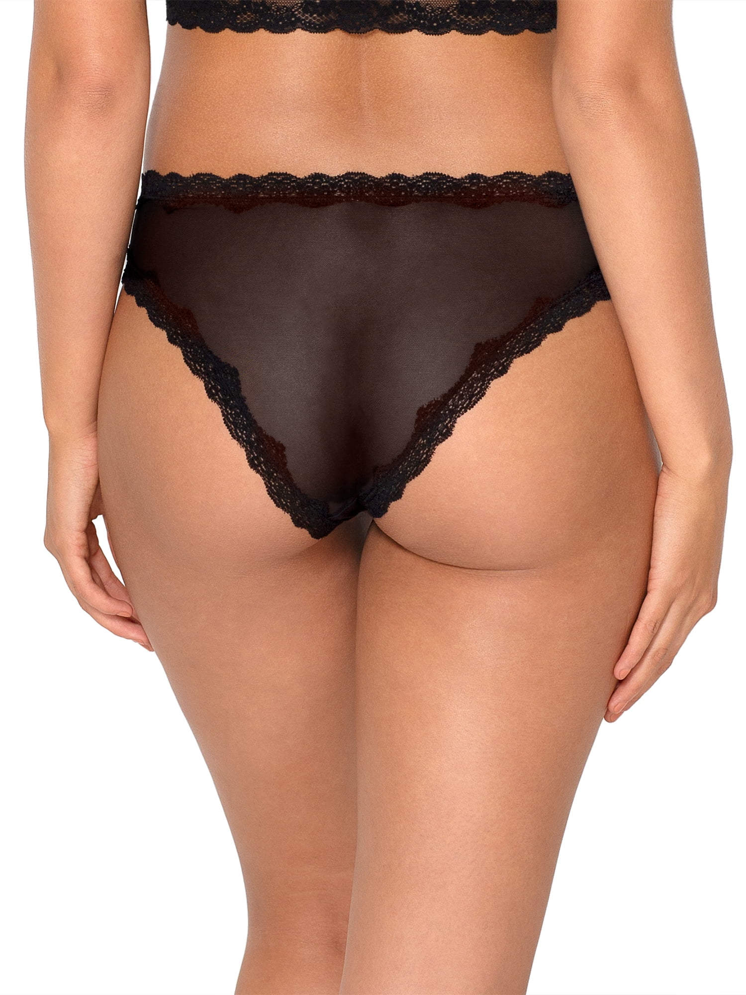 Smart & Sexy Women's Lace Trim Cheeky Panties, 2-pack, Style-SA1377