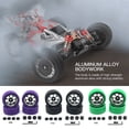 thumbnail image 4 of VONKY RC Model Crawler Car Wheel Hub Simulation Upgrade Automobile Part Assembly Wheels Rim Replacement for WLtoys A949 A959 A969 A979 Purple, 4 of 7
