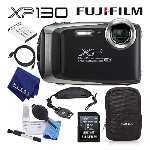 Fujifilm FinePix XP130 Waterproof Digital Camera (Silver