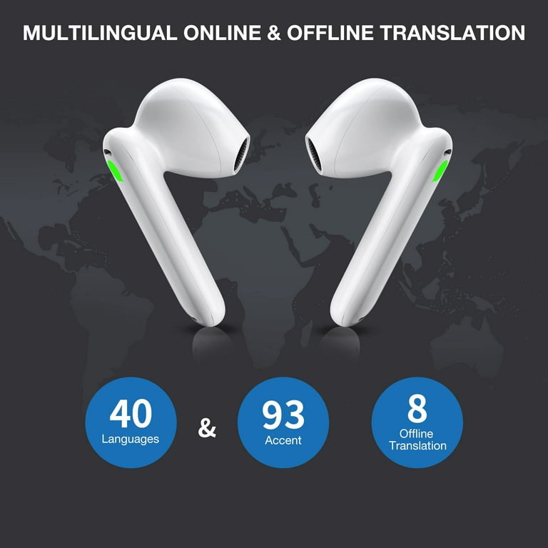 Timekettle WT2 Edge Translator Earbuds, 40 Languages, Offline