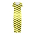 thumbnail image 4 of Yghzkop Plus Size Summer Dresses for Women Fashion Polka Dot Print Maxi Dress Trendy Short Sleeve Cute Dress with Pockets A-Line Boho Beach Sundress Long Dresses for Women, 4 of 5