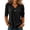 #02Black, variant on Women's V Neck Long Sleeve Tops Casual T Shirts Solid Color Basic Summer Tees Loose Fit Pullover Tunic