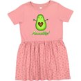 thumbnail image 3 of Inktastic Avocuddly Cute Avocado Girls Toddler Dress, 3 of 5