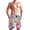 Circle Graffiti, variant on Dailycode Men's Quick Dry Swim Trunks Beach Shorts Casual Summer Board Shorts with Pockets, Watercolor Shells