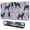 French Bulldog, variant on Long Mouse Pads for Desk,French Bulldog Cute Bone Paw Print Desk Mats on Top Of Desks, Desk Mouse Pad Extra Large with 3mm Non-Slip Base and Stitched Edge for Gaming,Office,Work,Home 31.5"x11.8"
