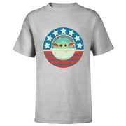 Star Wars The Mandalorian the Child Americana - Short Sleeve T-Shirt for Kids – Customized-Athletic Heather