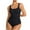 Black, variant on aidice Summer Bodysuits for Women Square Neck Sleeveless Slim Fitting Stretch Lace Rompers Underwear