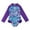Purple, variant on Hienoo Toddler Girls Long Sleeve Zip-Up Rash Guard One-Piece Swimsuit Quick Dry Bathing Suit
