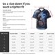 thumbnail image 5 of Balery Black And Blue Lightning Dragon Camisas hawaianas de manga corta para hombre, camisas playeras de corte holgado, camisas de vacaciones con botones,X-Large, 5 of 7