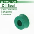 thumbnail image 3 of Anillo de sello de aceite universal Unique Bargains Sello de labio UN 5x12x6mm Alta presión TPU Verde 5 Pcs, 3 of 7