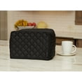 thumbnail image 3 of Covermates Keepsakes Toaster Cover - Dust Protection - Stain Resistant - Washable Appliance Cover, Black, 3 of 5