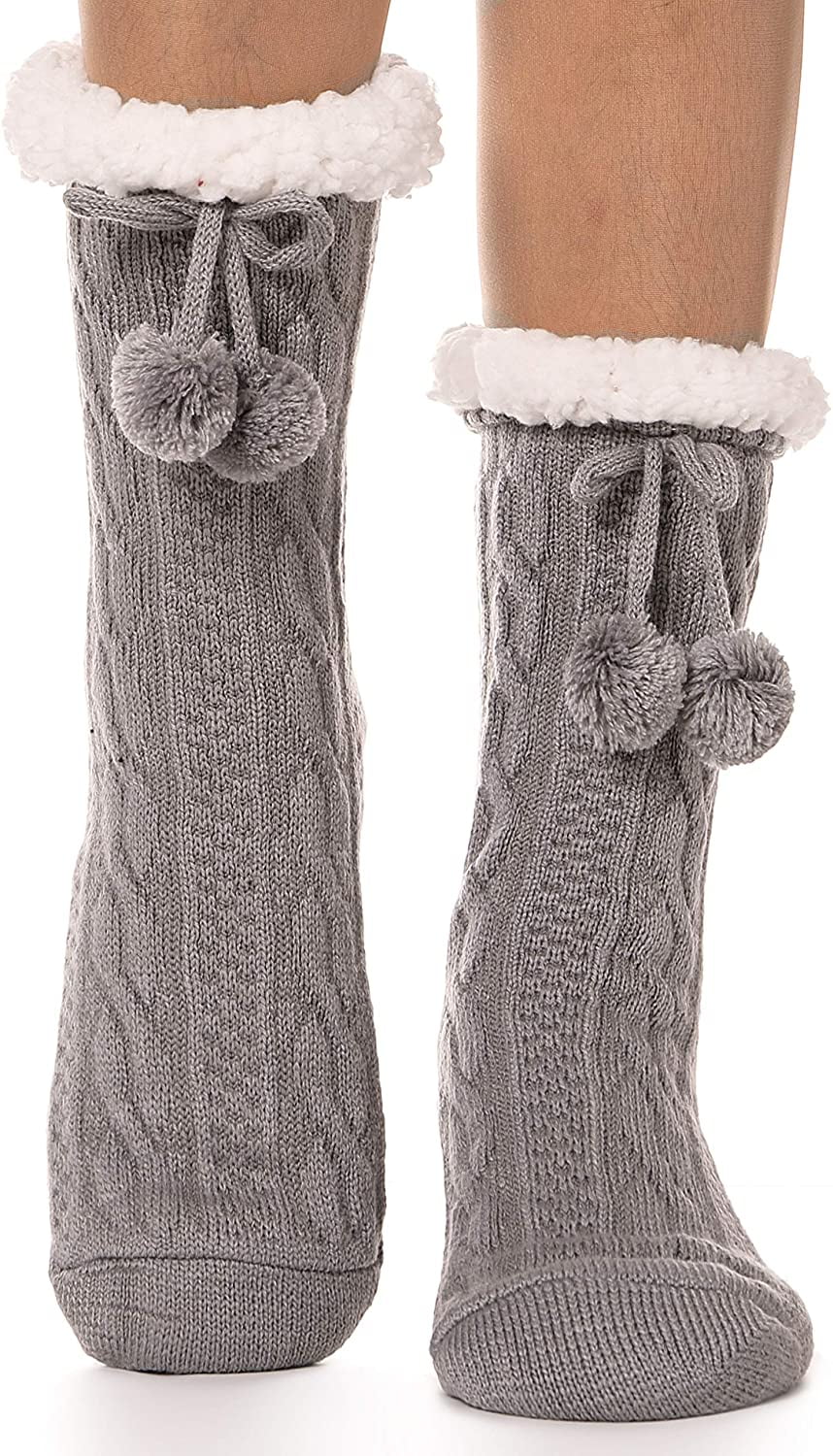 womens fuzzy slipper socks