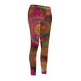 thumbnail image 4 of 'Wheel' Women's Cut & Sew Casual Leggings (AOP), 4 of 7