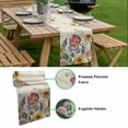 thumbnail image 5 of Colorful Flowers Table Runner - 60 Inch Long, Kitchen Dining Table Runner Dresser Scarves, Spring Botanical Wild Florals Herbs Farmhouse Decor for Coffee Tables Wedding Party Banquet, 5 of 8