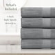 thumbnail image 2 of Juego de toallas de baño Springtree Home Krista 100% algodón x4 Ultimate Grey, 2 of 9