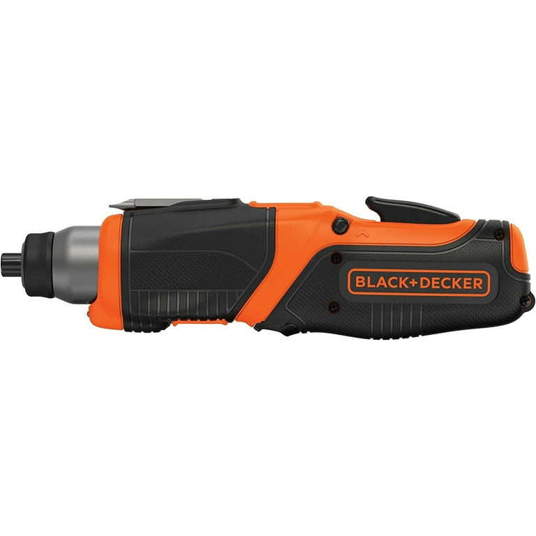 BLACK+DECKER Cordless Screwdriver with Pivoting Handle, Electric