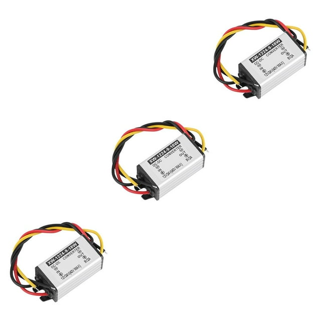 ZLight Convertisseur de Bus DC-DC Régulateur de Tension Électronique pour Véhicule Camion Circuit pour Protection Alimentation Automobile 9V 2A 3Ensemble
