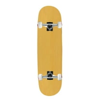 Moose Complete Skateboard Natural 8.25" Silver/White Assembled