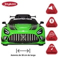 thumbnail image 3 of Montable Mercedes-Benz eléctrico para niños Control remoto 12v JOYKOO verde, 3 of 6
