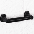 thumbnail image 5 of Mainstays Matte Black Wall Mounted Toilet Paper Holder, 5 of 11