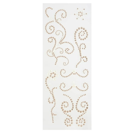 UPC: 0195158491388 | Gold Pearl Border Bling Stickers by Recollections™