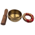 thumbnail image 4 of lionlar Tibetan Singing Bowl Set 8 cm Inner Dia Multifunctional Relaxation Yoga Tool, 4 of 9
