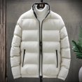 thumbnail image 2 of Vedolay Jackets for Men Casual Button Work Fall Coat Jacket Coat Khaki,XL, 2 of 5