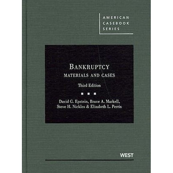 Pre-Owned Bankruptcy: Materials and Cases (American Casebook Series) (Hardcover) 0314911553 9780314911551