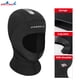 thumbnail image 3 of Naiovety Gorro de buceo de 5MM con hombro para mantener el calor, equipo de esnórquel de neopreno, gorro a prueba de viento, capucha, traje de Deportes acuáticos 【SG】, 3 of 6