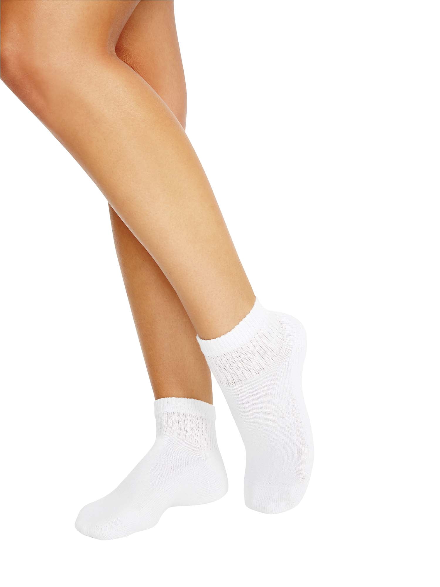 Hanes Women's Cool Comfort Ankle Socks, 20 Pack Bundle