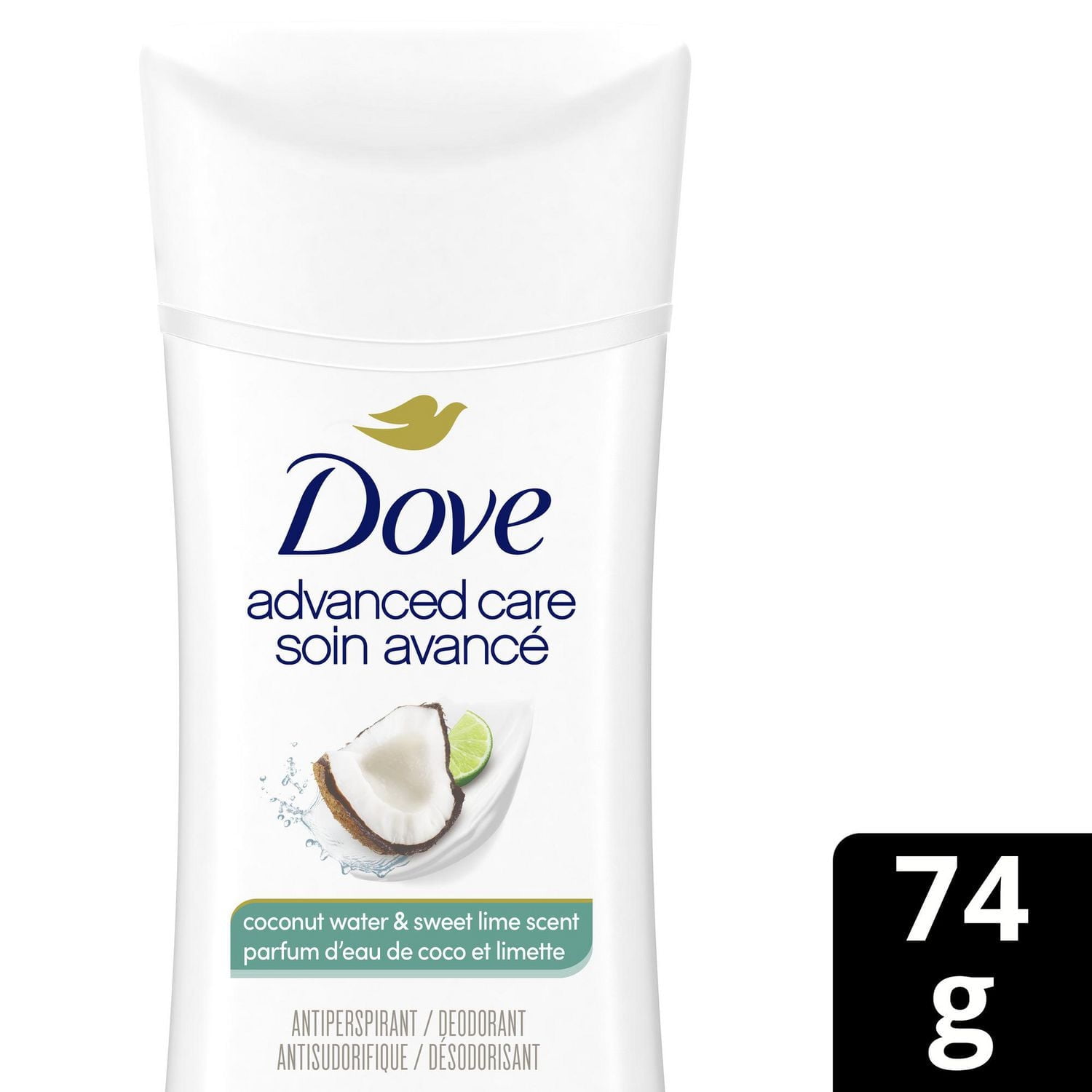 DoveAdvancedCareCoconutWater&SweetLimeScent74gAntiperspirant,74g