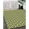 thumbnail image 2 of Ahgly Company Indoor Square Patterned Bold Yellow Novelty Area Rugs, 8' Square, 2 of 6