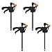 thumbnail image 3 of Woodworking F Clamps Set, Pack of 4 4inch Bar F Clamps Clip Grip Quick Ratchet Release Woodworking Clamps Set Ratcheting Bar Clamp DIY Hand Tool Kit for Carpenter Woodworking, 3 of 4