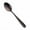 Black, variant on Rainbow Coffee Spoons,Stainless Steel Colorful Plated Mini Spoon,Tea Spoon,Ice Cream Spoon,Dessert Teaspoon Fruit Scoop(Black)