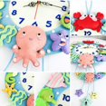 thumbnail image 6 of Handmade Wall Clock, 3D Cute Cartoon DIY Wall Art Clock Design for Kindergarten – Best Gift Ideas for Kids, Friends, 6 of 11